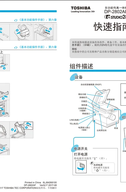 toshiba 东芝 e-STUDIO2802AF